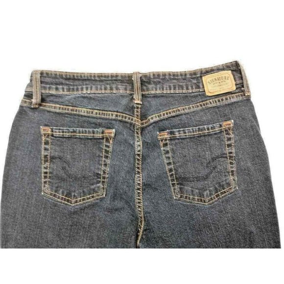 Womens LEVI SIGNATURE Bootcut Highrise Dark Wash Size 10 (30 x 27) - Picture 3 of 3